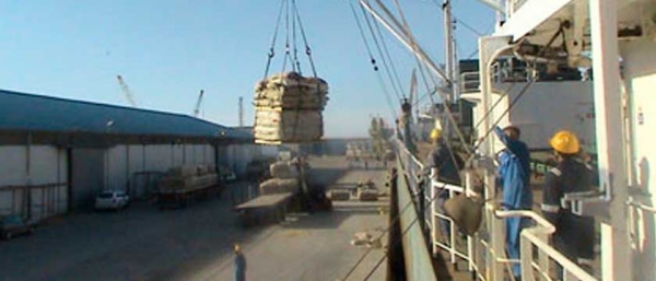 Discharging in Tripoli Harbour 2010/2011